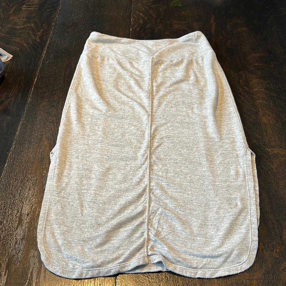 Super soft Athleta Heather gray long skirt